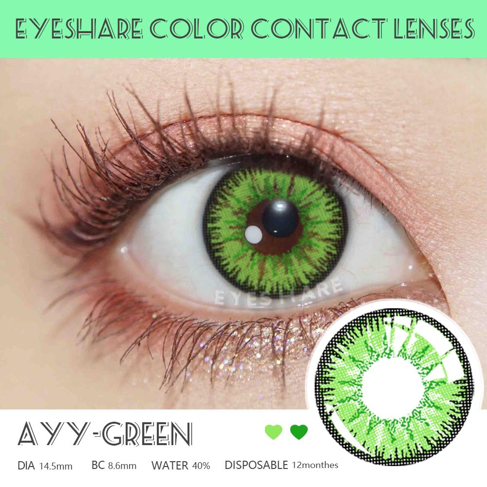 Eyeshare Cosplay Contact Lenses Big Eye Anime Colored Contactlen Blue Lens Red Contact Fashion Soft Color Cosmetic Lenses for Halloween