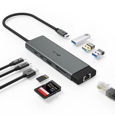Tp-Link USB-C концентратор 9-портовый, 4K HDMI, Ethernet, UH9120C