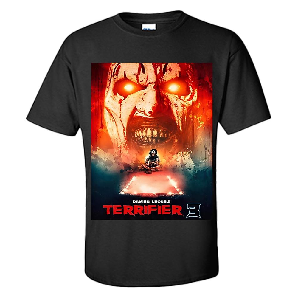 Art the Clown t shirt Terrifier 3 Graphic Poster Shirt S-XXXL Unisex T-Shirt