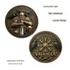 Медаль Ветерана-Рыцаря: Викинг, Ворон Одина, Памятная монета