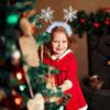 Party Dress Up Christmas Headband Female Plush Hair Hoop Antlers Headband Christmas Decoration