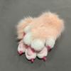 Kig attachment Kigurumi для фурсьюта Животное с мехом Когти Ногти Перчатка Костюм для косплея Носимая лапа животного с мехом Реквизит для косплея Подарок ребенку