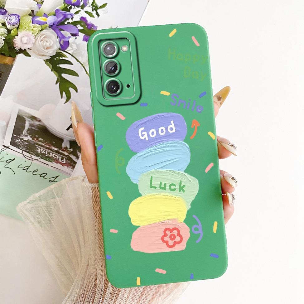 For Samsung Note 20 5G Case Fashion Cartoon Cute Funny Painted Silicone Phone Casing For Samsung Galaxy Note20 5G SM-N981B Cover
