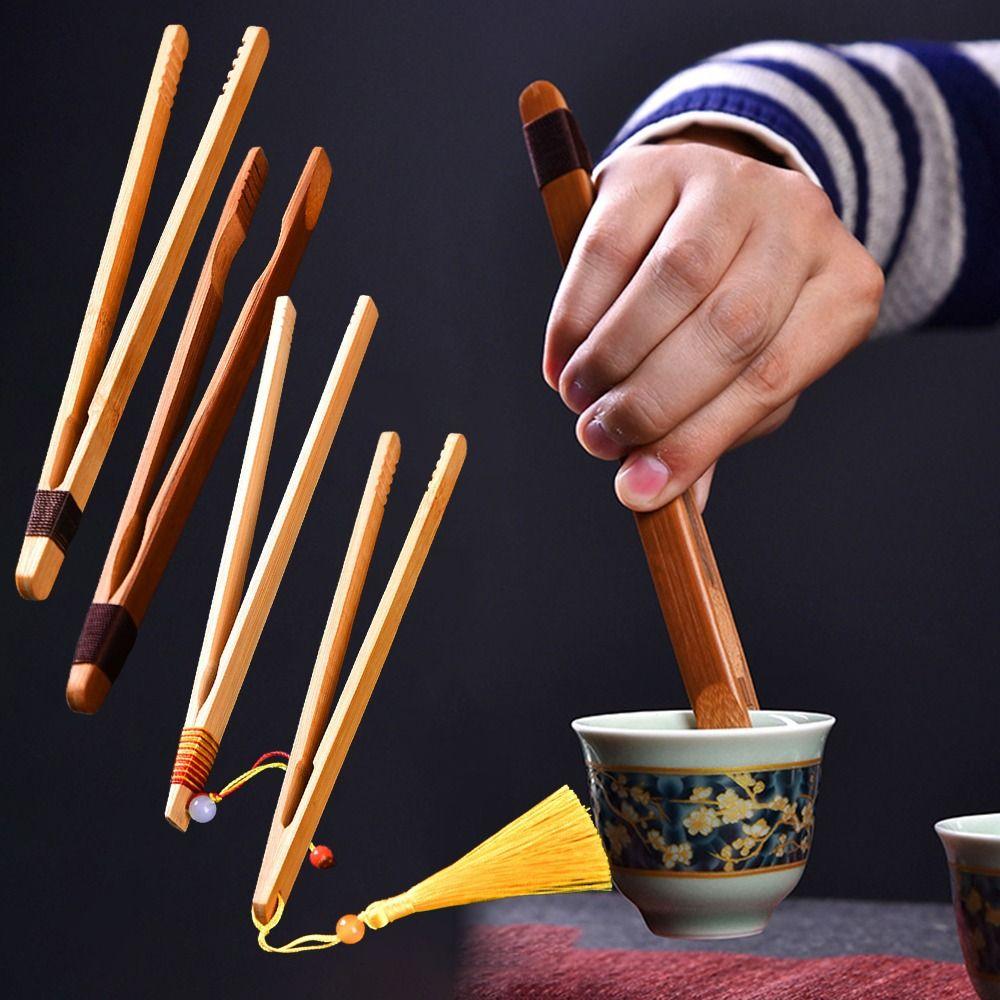 18cm Food Toast Salad Tongs Safe Tea Utensil Tweezer New Tea Clips for Bacon Sugar