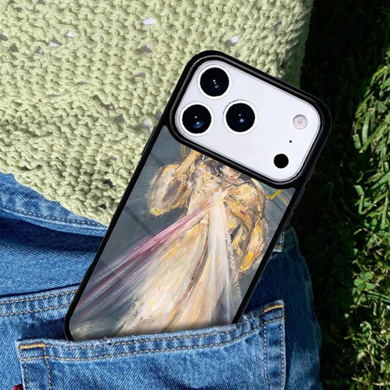 Чехол для телефона с изображением Бога Иисуса Совместим с для IPhone 17air 16e 15 14 13 12 11Pro Max 17 Air