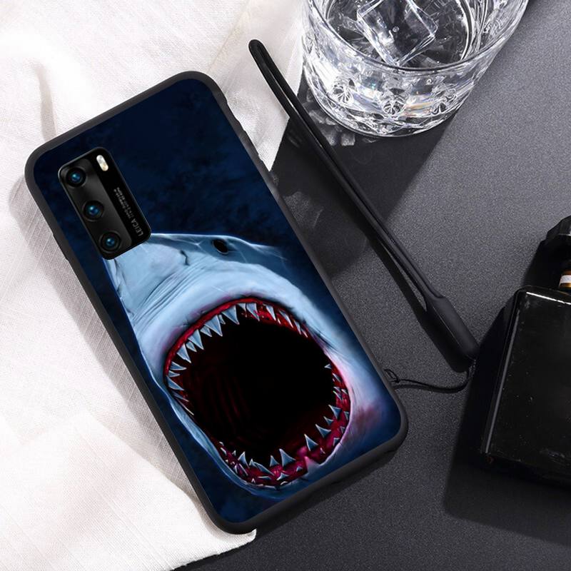 Чехол для телефона Scary Shark для Huawei Y6 Y7 Y9 Prime 2019 Y9s Mate 10 20 40 Pro Lite Nova 5t силиконовый чехол