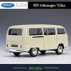 Volkswagen 1972 T2 Автобус Фургон 1:24 Модель из сплава Игрушка