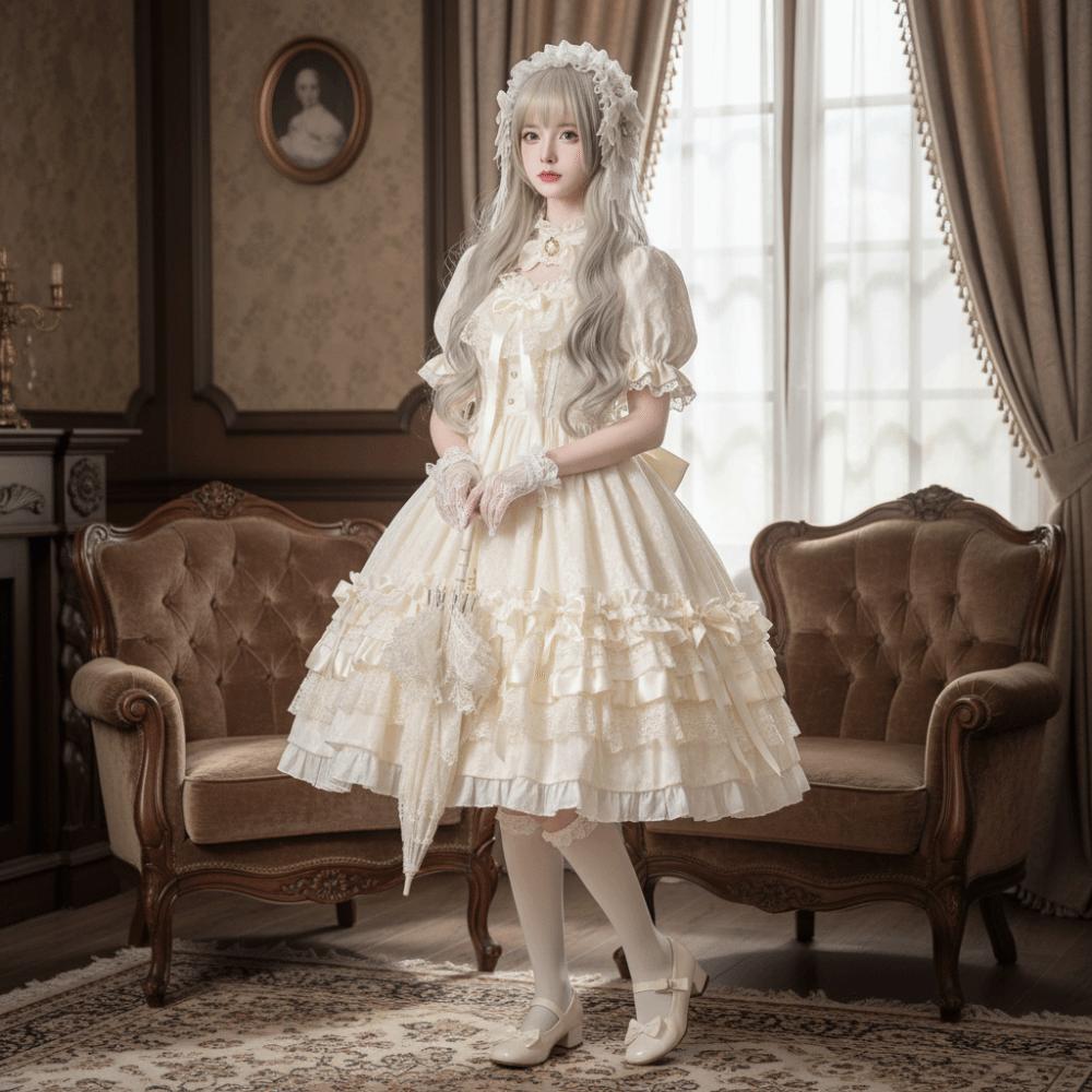 Rivet Lolita Wings Lace Headband Spicy Girl Ruffled Hairband Cute Lolita Hair Clip Party