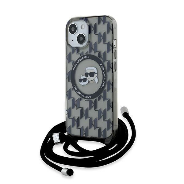 Etui do iPhone 15 Karl Lagerfeld MagSafe Czarny