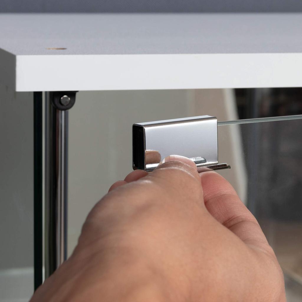 Футляр для коллекционной фигурки Fuji Boeki, 4 яруса, ширина x глубина x высота 120 см, белое закаленное стекло, заднее зеркало в сборе, товар 97338 42,5 36,5