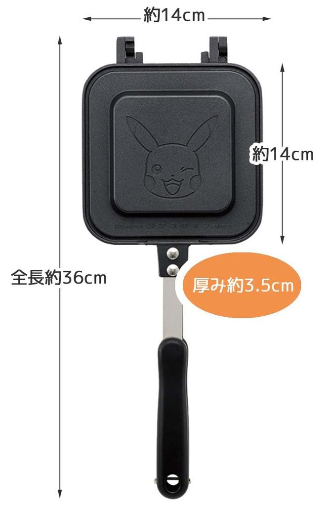 Skater Hot Sand Maker Милый запеченный алюминиевый прямой огонь Покемон Пикачу Легко чистить ALHOS1-A