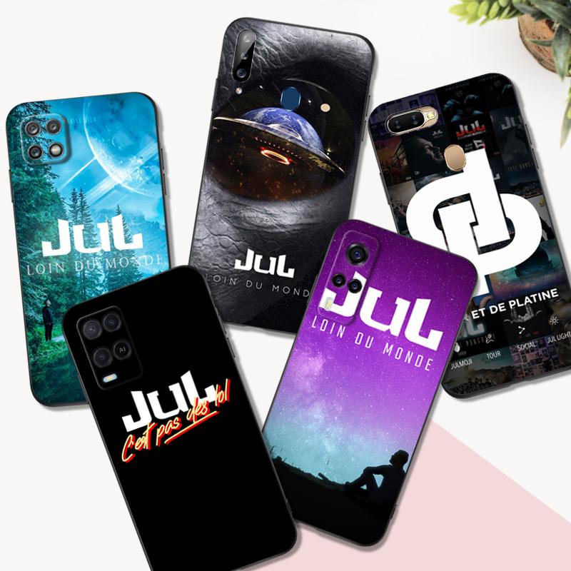 Black Tpu Case For OPPO A32 A33 A53 A53S A54 A55 A73 A74 A76 A77 A91 A94 A95 A93S A92S 4G 5G JUL