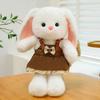Милое платье, кукла-кролик, плюшевая игрушка, кукла для сна в кровати, супермягкий маленький белый кролик, тряпичная кукла для младенца, подарок на день рождения для мальчика и девочки