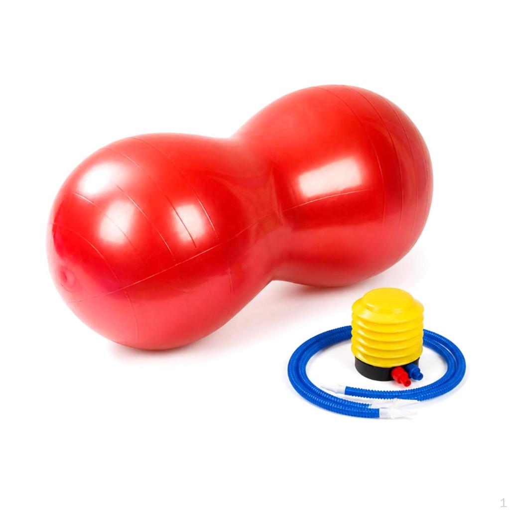 Peanut Ball with Pump Inflatable Sensory for Kids, Children, Balance Training Active