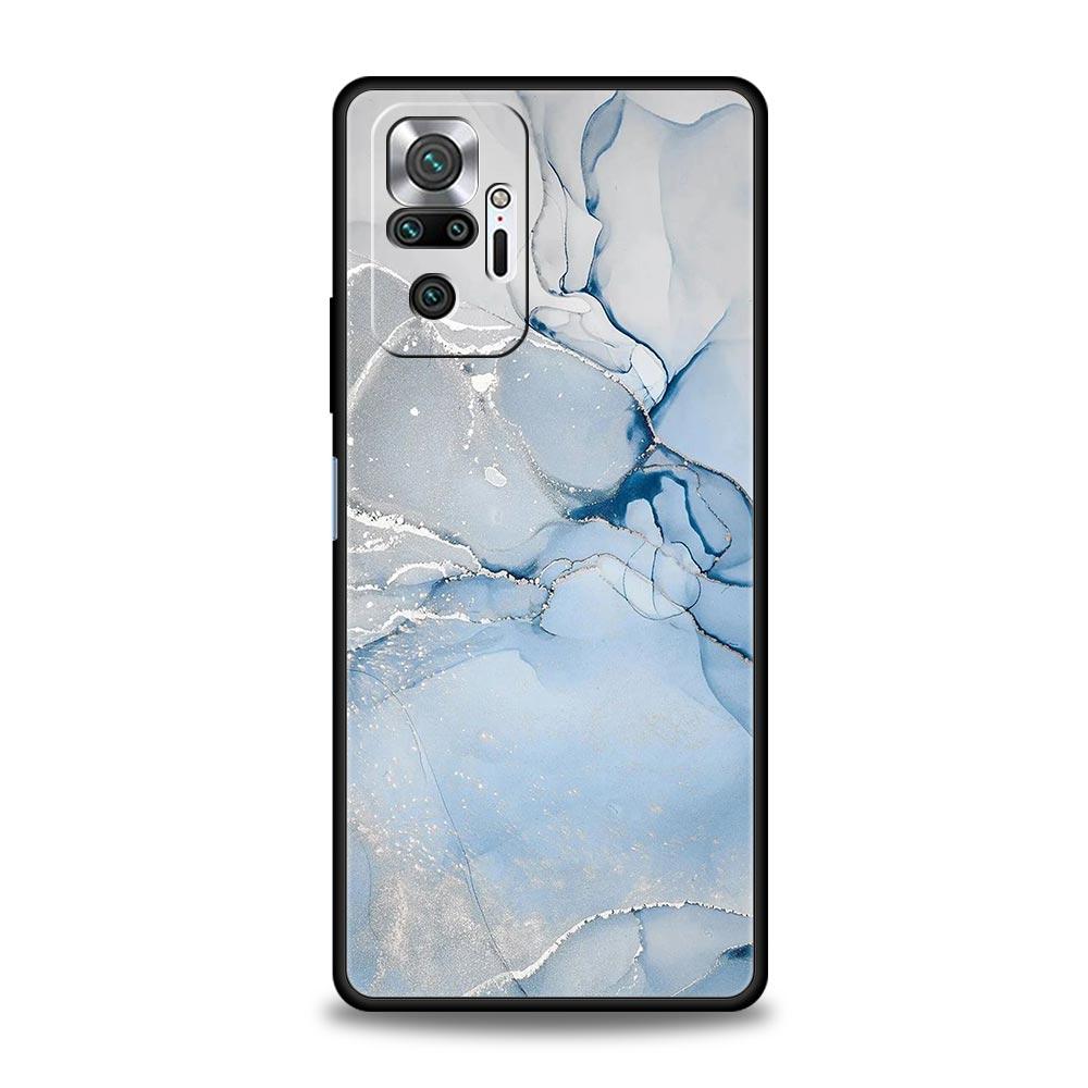 Для Redmi 10C Чехлы Funda Marble Ink Wash Мягкий чехол для телефона для Xiaomi Redmi Note 12 11 9S 9 8 10 Pro Plus 7 9T 8T 9C 9A 8A Чехол