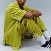 adidas Song For The Mute X Originals FW23 Свободный крой, прямые спортивные брюки с завязками, брюки унисекс, темно-оливково-зеленый IK8597