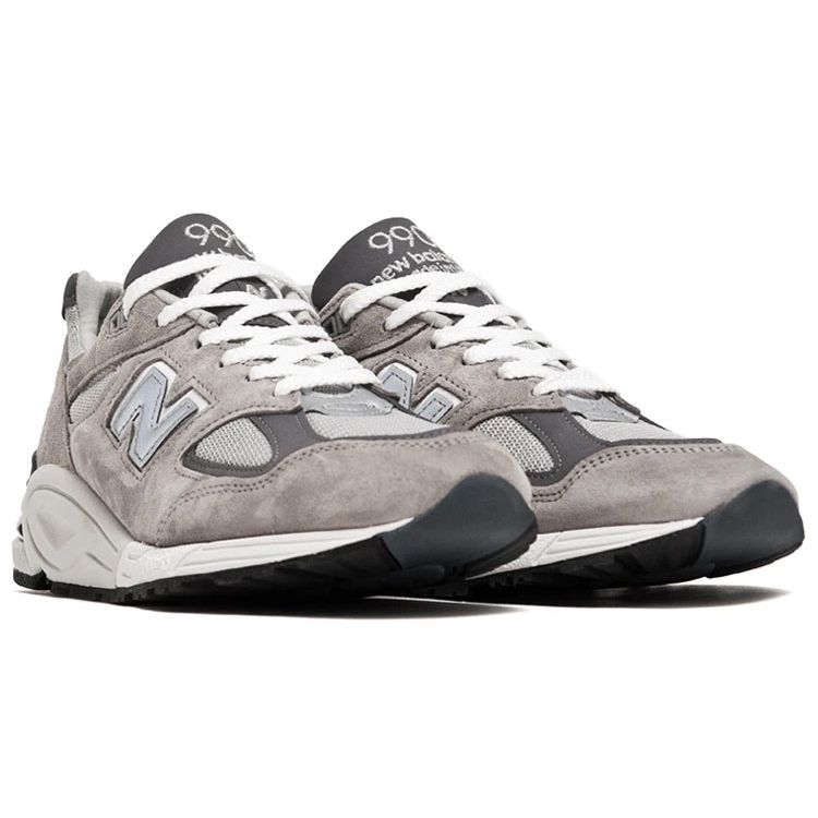 New Balance Кроссовки унисекс Kith x 990v2 Made in USA Classics Collection Серо-Белые M990GR2