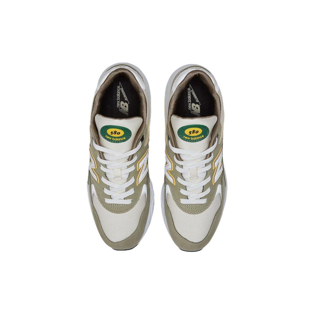 New Balance 580 Olive Leaf Unisex Sneakers Green Raw-Cashew Egg-Yolk MT580AC2