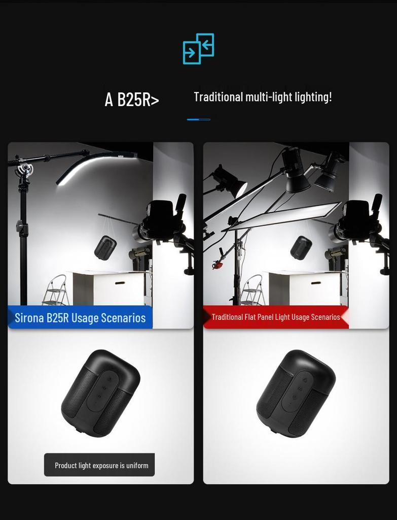 SIRUI B25R Гибкий RGB-заполняющий свет для фотографии и видеосъемки