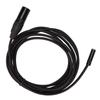 3.5mm Female to 3 Pin XLR Male Cable Aluminum Alloy Shell XLR Connector Cable for Mixer Amplifier Microphone