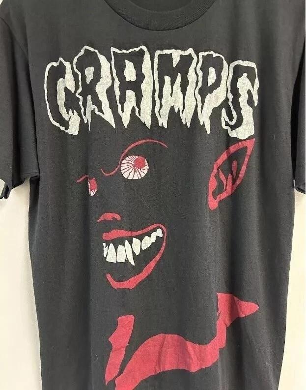 Collection The Cramps Band Album Heavy Cotton Black T Shirt All Size TU850