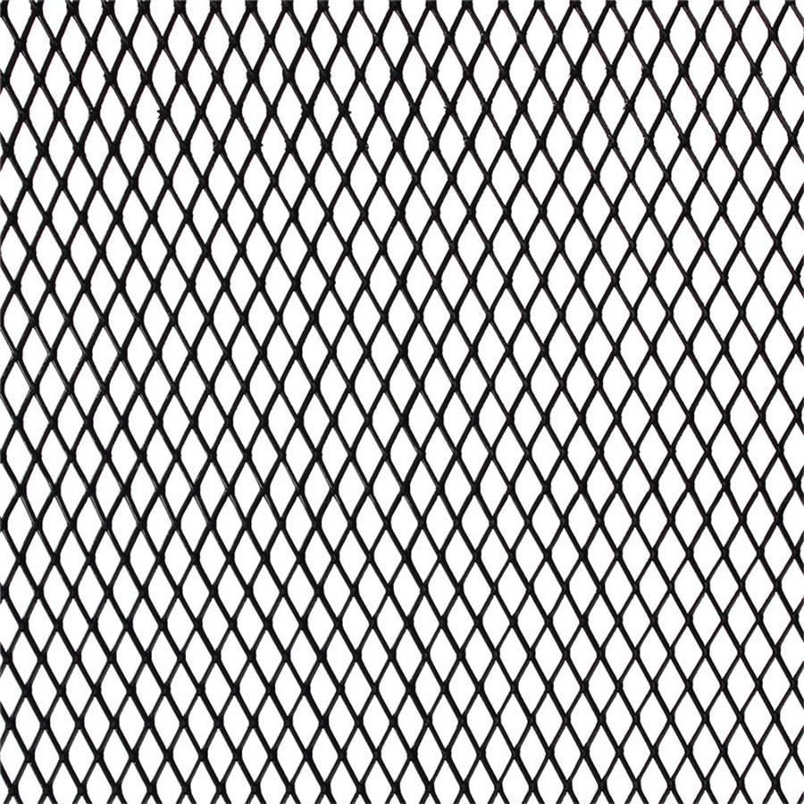 Алюминиевая сетка решетки крыла автомобиля, бампера, капота, вентиляционная сетка решетки, ромбическая 6x8 мм, черная