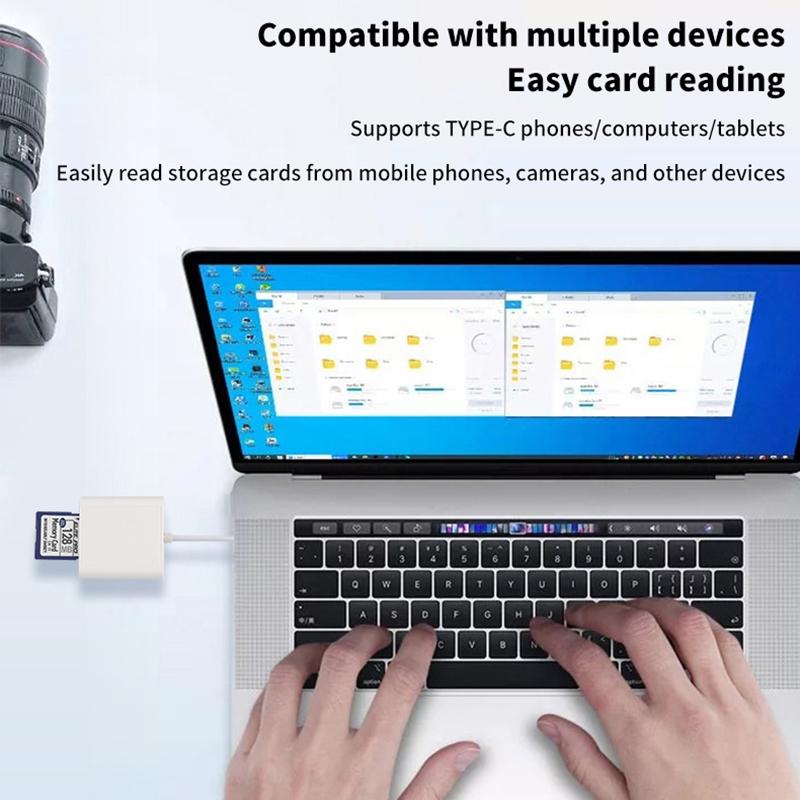 3в1 Otg адаптер для Lighting Type-C на TF SD USB кард-ридер для Macbook Apple Iphone Huawei Xiaomi Camera Photo Data Converter