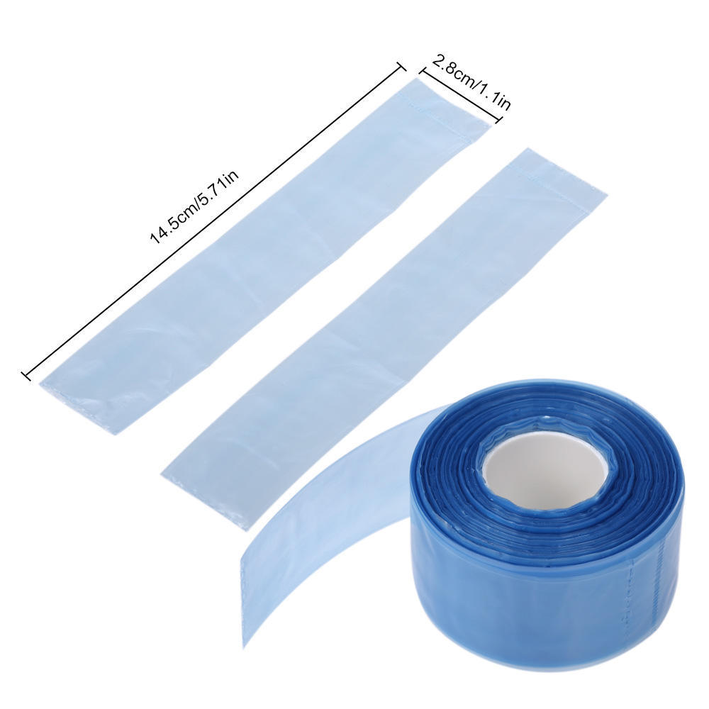 200pcs Box Disposable Plastic Glasses Leg Covers Slender Protective Bags Hair Coloring Dyeing Salon Tool
