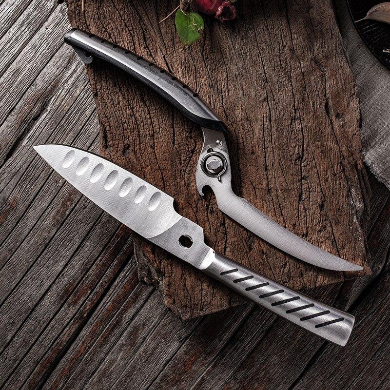 Многофункциональные кухонные ножницы из нержавеющей стали, съемные ножницы для куриных костей, ножницы для резки овощей, нож шеф-повара