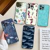 Синий Океан Для IPhone 17 Air 16 15 14 13 12 11 Pro Черный Мягкий Чехол для Телефона