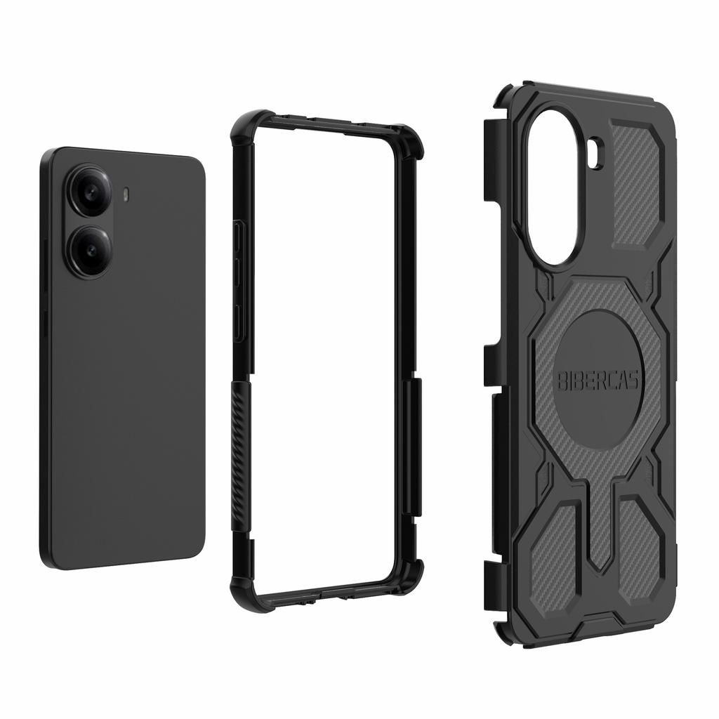 BIBERCAS J-16 Series For Xiaomi Redmi Turbo 4 5G/Poco X7 Pro 5G Case Compatible with MagSafe Anti Drop TPU+PC Phone Cover