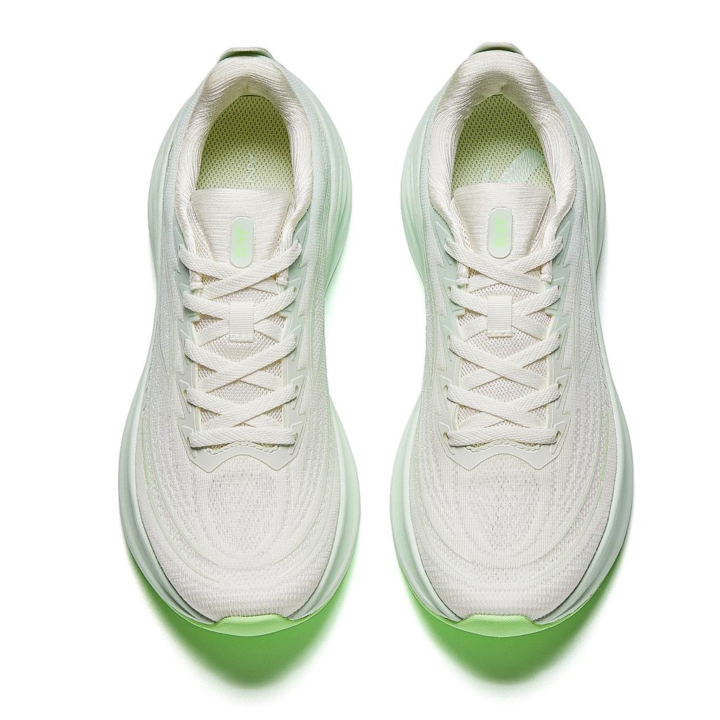 Anta Кроссовки Leaf 6 Fashion Comfortable Rebound Increased Height Lightweight Breathable Low-Top Casual Running Shoes Women sneakers White Green 922515517-5