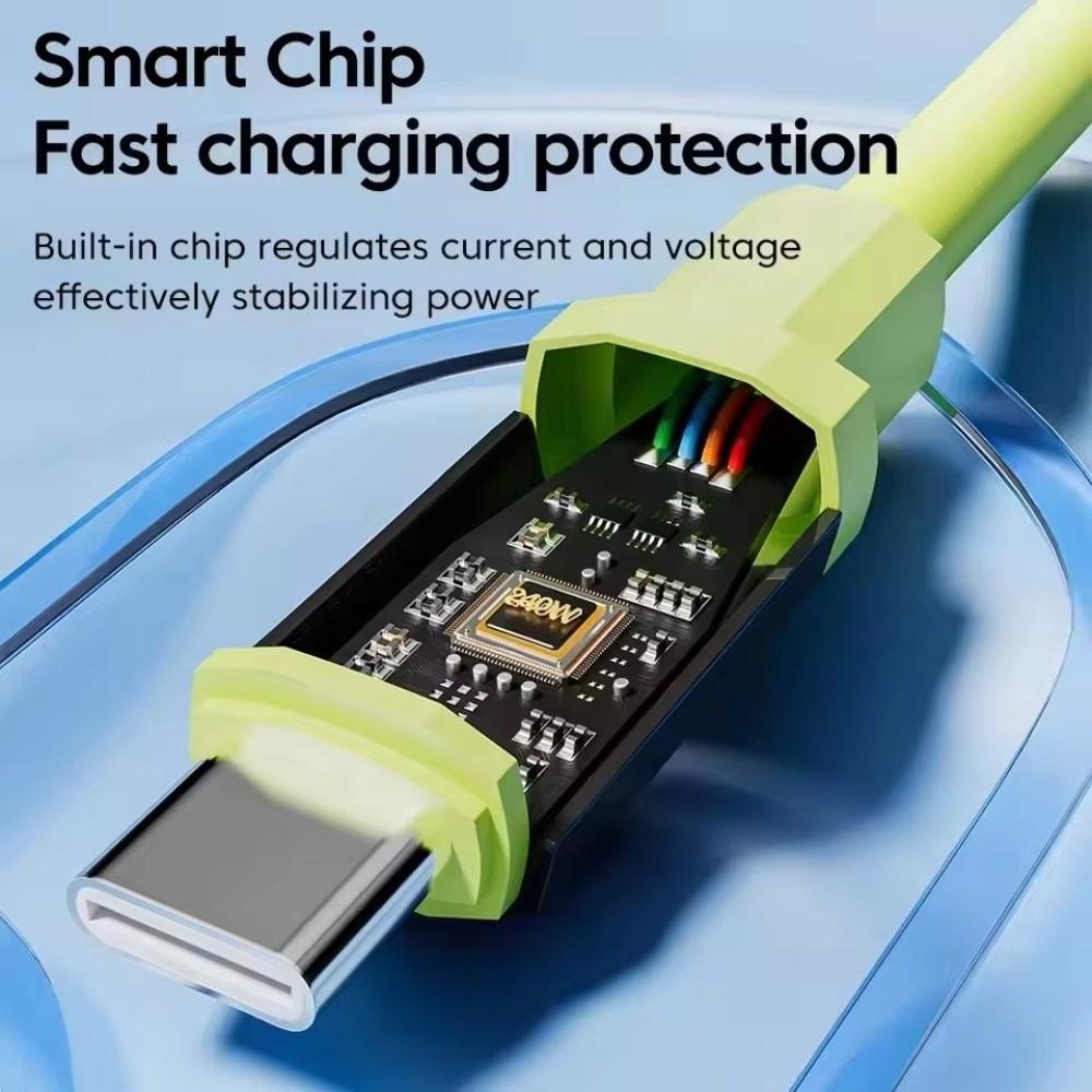 1m/1.5m/2m Type-C To Type-C Cable Fast Charging Wire for Xiaomi/OPPO/VIVO Phone Charging