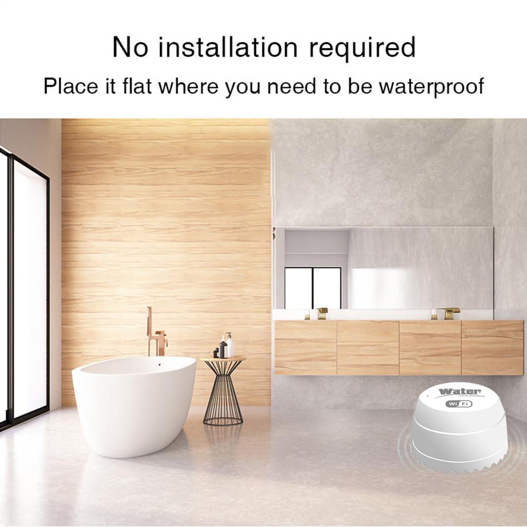 WIFI датчик утечки воды детектор утечки воды оповещение о переливе уровня воды сигнализация Tuya Smart