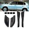 Car Accessories Auto Exterior Parts Roof Rack End Cover Car Auto For Hyundai Tucson 8 Pcs Set Black Plastic Roof Rack End Cover