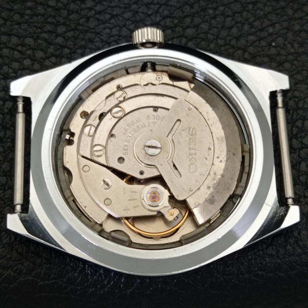 VINTAGE SEIKO 5 AUTOMATIC REFURBISHED JAPAN MENS BLACK DIAL WATCH A440673-9 Sk-a440673-1