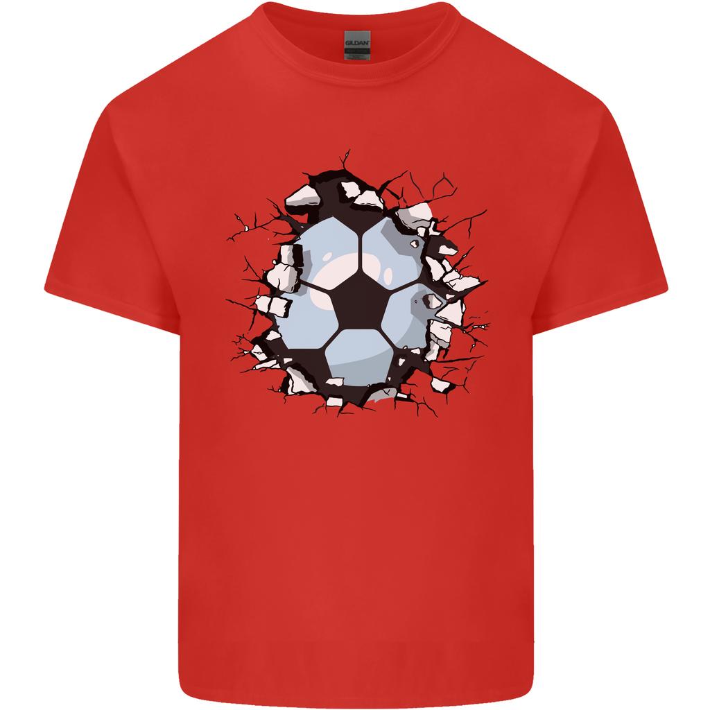 Football Smash Soccer Player Ball Unisexs Light Cotton TShirt