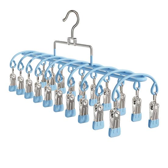 Ветрозащитная вешалка для одежды 20 прищепок вешалка для носков из нержавеющей стали сушилка для носков нижнего белья детской одежды подгузников полотенец