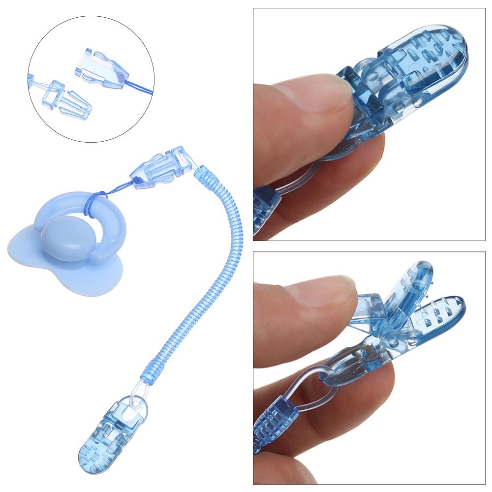 1PC DIY Infant Chew Toy Pacifier Chain Nipple Strap Dummy Clips Baby Teething