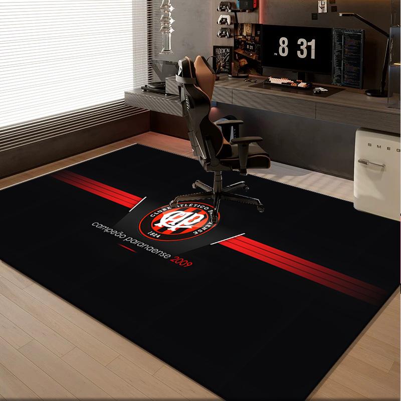 1PC rug Atletico Paranaense Crest Carpet, Chair Rug,Area Rug for Office Bedroom living rooms bedroom, Doormat decor Christmas fan gifts