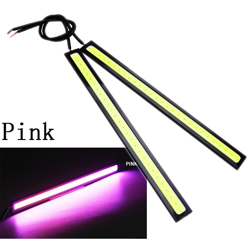 2 шт. 17 см COB DRL LED DC 12 В 6000 К водонепроницаемые дневные ходовые огни автомобильная полоса света COB противотуманная фара для автомобиля светодиодная лампа DRL