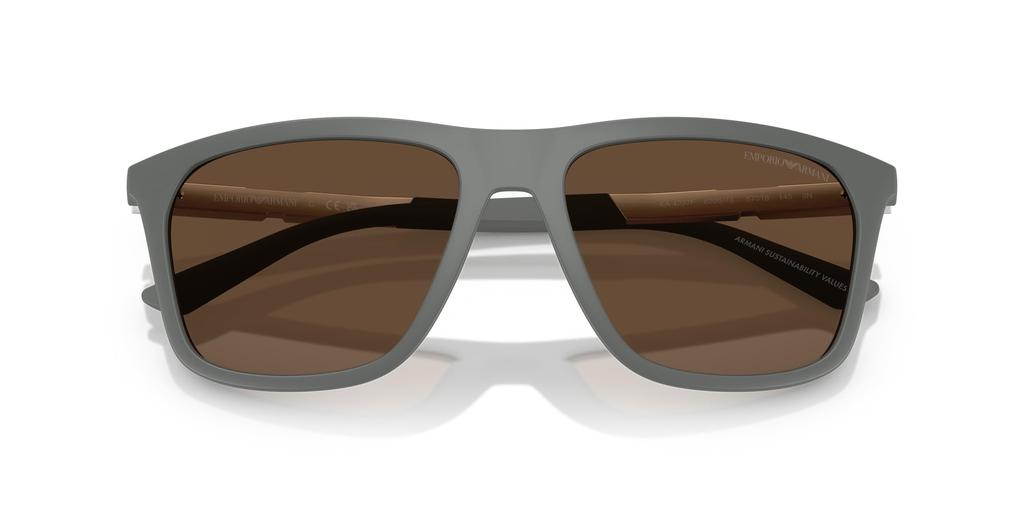Sunglasses 0EA4237F MATTE GRAY 57 [Emporio Armani]