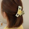 Cute Fruit Acetate Claw Clip Watermelon Ponytail Shark Clip Elegant Strawberry Shark Clip  Daily