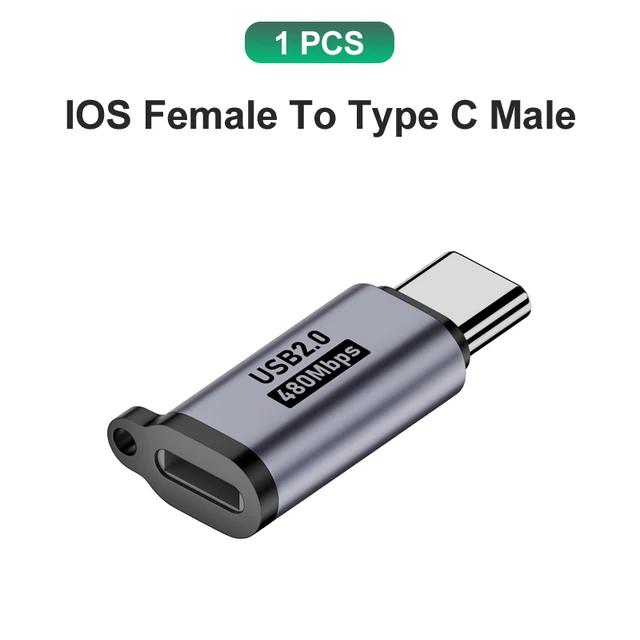 USB C Adapter Type C To Micro To Mini USB Female Converters For iPhone 14 13 Xiaomi Samsung For Lightning Male Charger Adapter