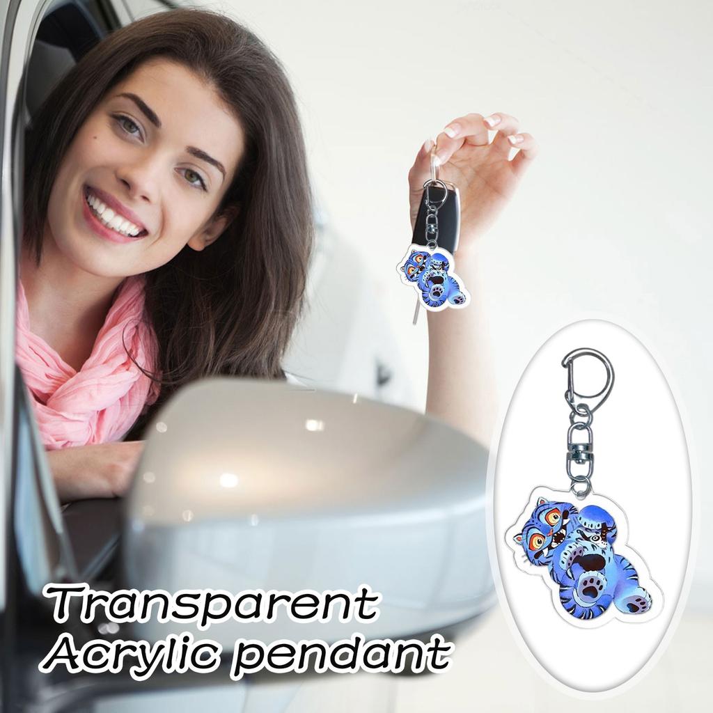 Мультяшный Аниме Фильм Прозрачный Акриловый Брелок Подвеска, Изысканный Подарок Подвесные Аксессуары Для Рюкзаков