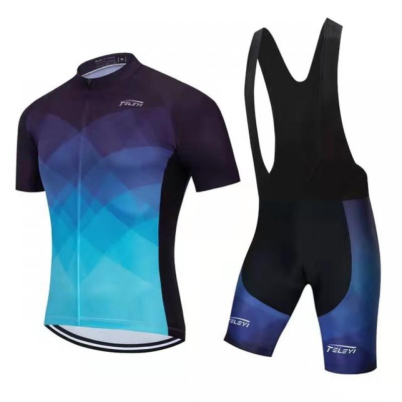Men Women Cycling Jersey Short Sleeve Breathable Quick Dry Mountain Road Bike Sport Wear