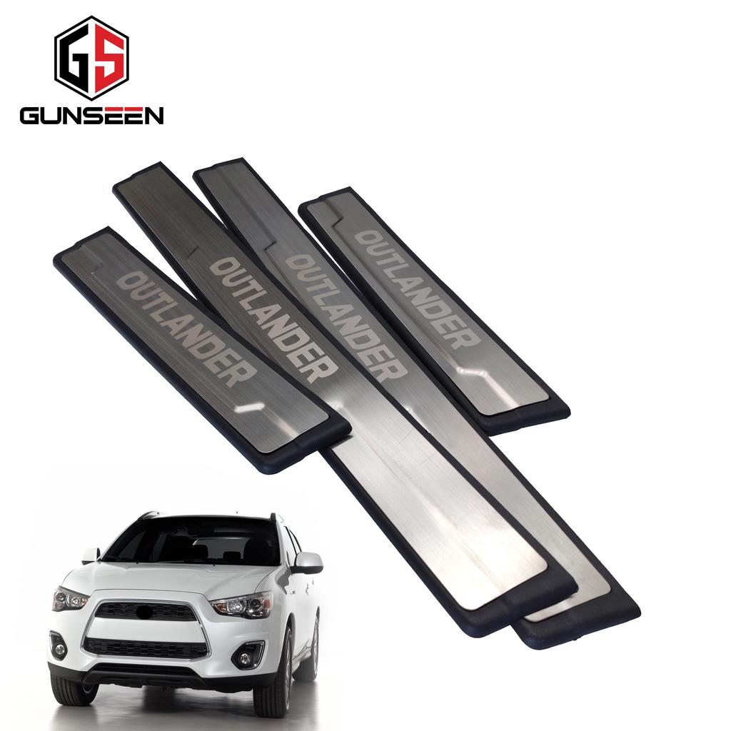 Автомобильные аксессуары Стайлинг для Mitsubishi Outlander порога из нержавеющей стали протектор накладка авто наклейка 2013