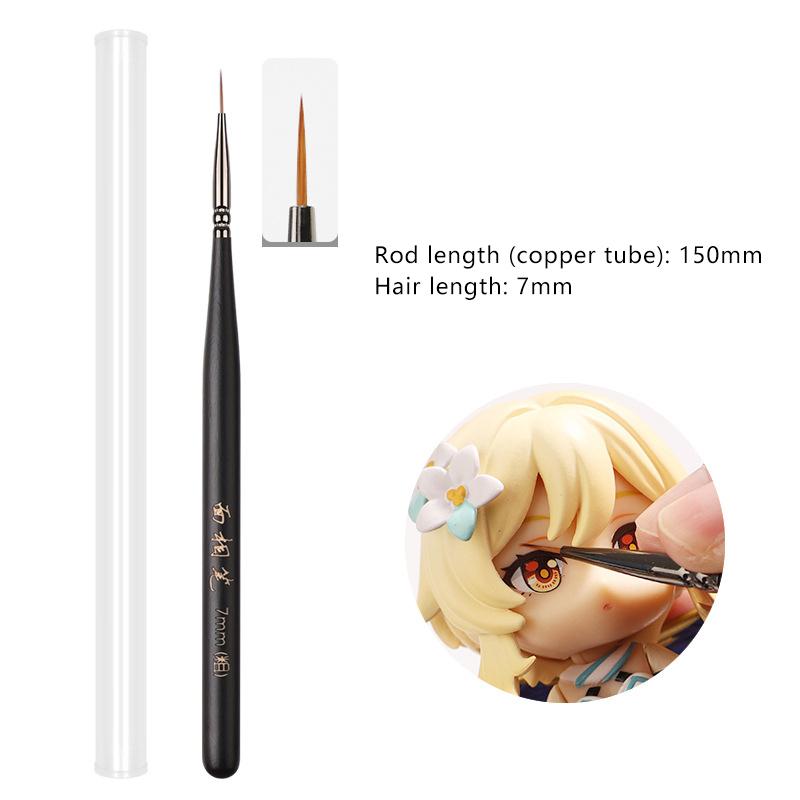 1PCS Ultra-fine #0 #1 Modeling Brush Outline Pen For Model Hobby Coloring Script Liner Brushes