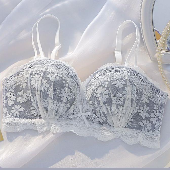 Push Up Bras Women Lace Underwear Floral Lingerie Sexy Ruffles Underwear Girls Fashion Cute Bras