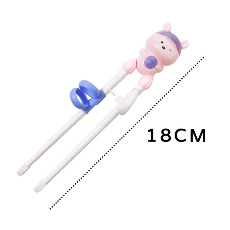 Детские обучающие палочки для еды, палочки для еды с мультяшными животными, палочки для начинающих, посуда, палочки для еды